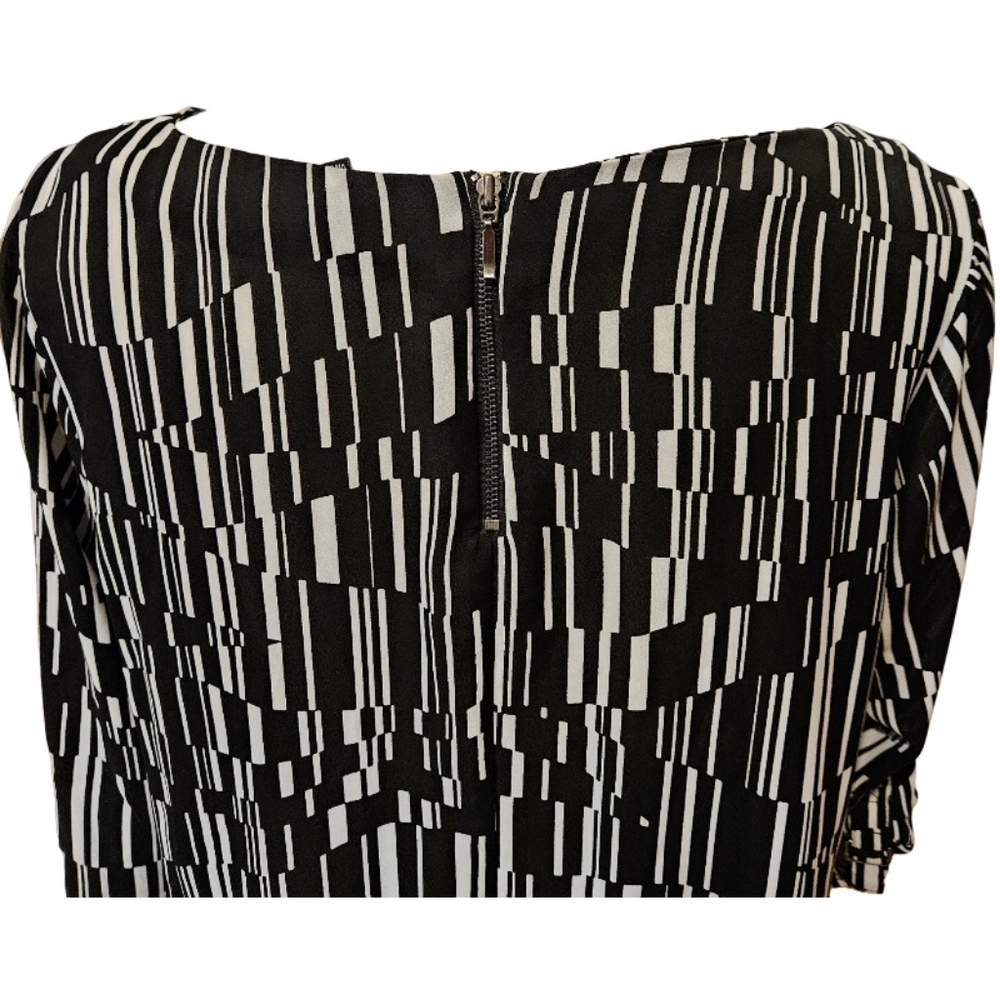 Apt. 9 Black and White Blouse - Picture 6 of 9
